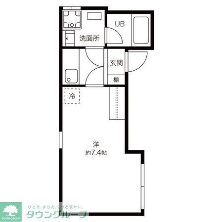 Mythos板橋新河岸の物件間取画像